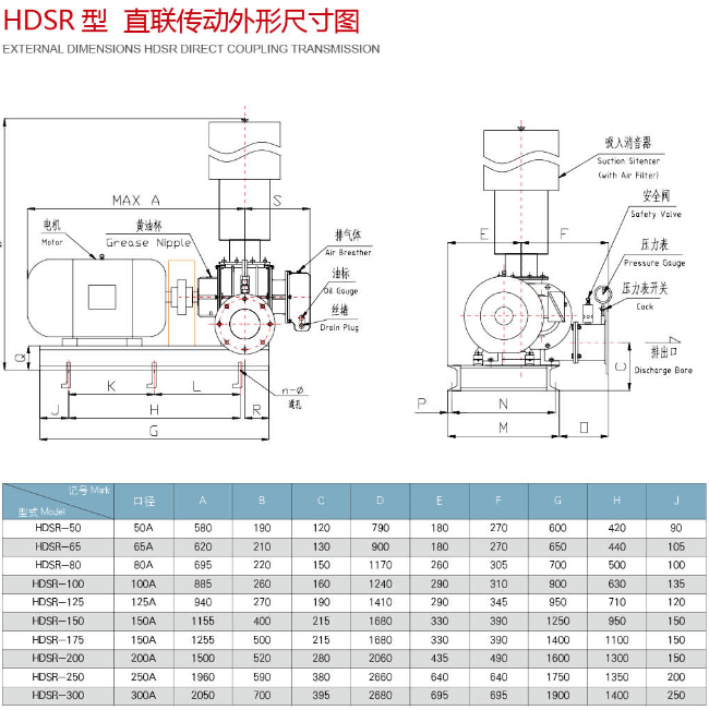 羅茨風(fēng)機（直聯(lián)傳動）